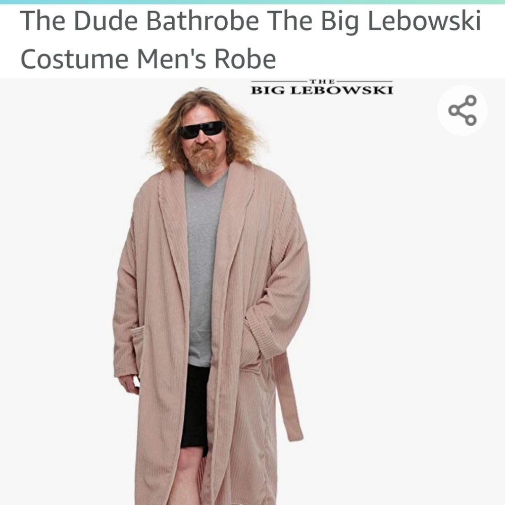 Big Lebowski Costume robe. LARGE